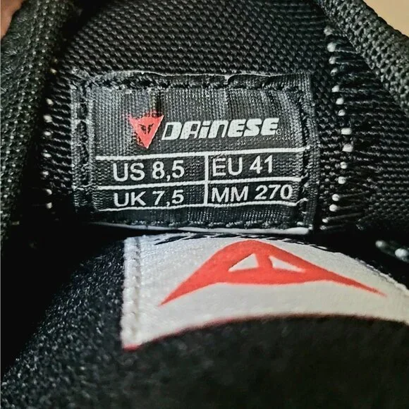 Dainese R Axial Pro In Motorcycle Boots Black Internal Carbon Men's US 8.5 MINT - Picture 12 of 16